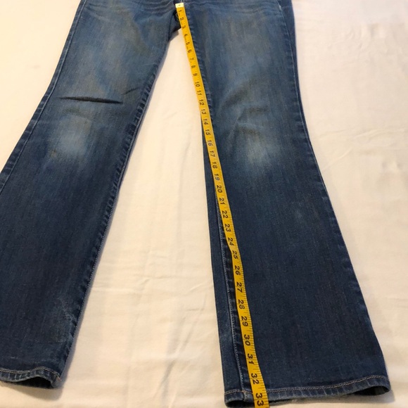 American Eagle Denim Stretch Slim Boot 6 Long - Picture 4 of 8